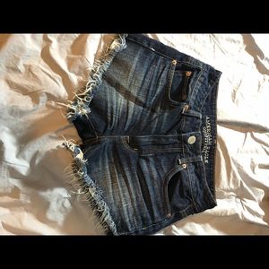 American eagle jean shorts